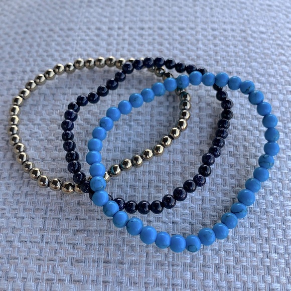 Mini energy healing bracelet trio - Picture 1 of 4